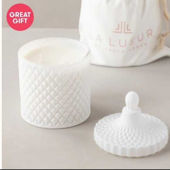 NIB LA LUEURE Everest Collection White Cactus Candle 17 oz - Picture 1 of 4